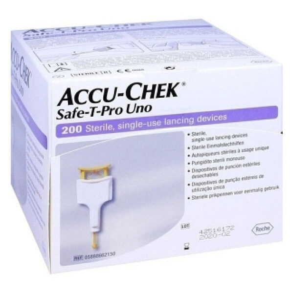 Accu-Check – Safe-T-Pro Uno Lancettes X200
