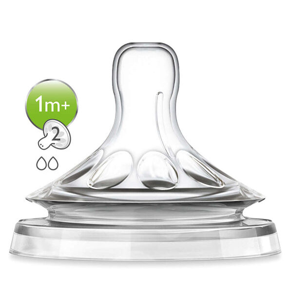 Philips Avent – Scf652/27 – Tétine Natural 1 Mois Et + (Débit Lent)