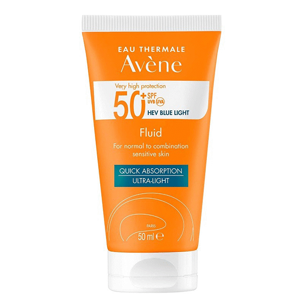 Avène – Solaire Fluide Très Haute Protection – Spf 50+ 50Ml