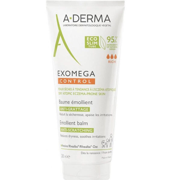 A-Derma – Exomega Control Baume Émollient – 200 Ml