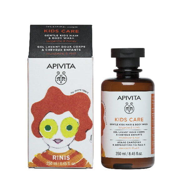 Apivita Gel Cheveux & Corps Pour Enfants Mandarine/Miel 250 Ml