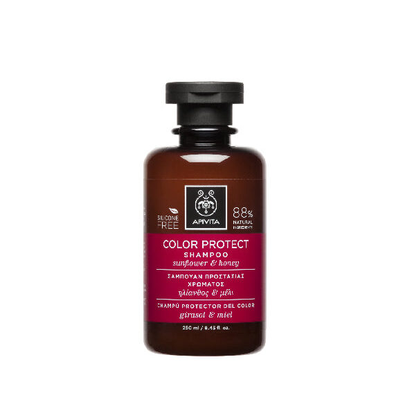 Apivita Shampooing Protection Couleur 250Ml Cheveux Colores