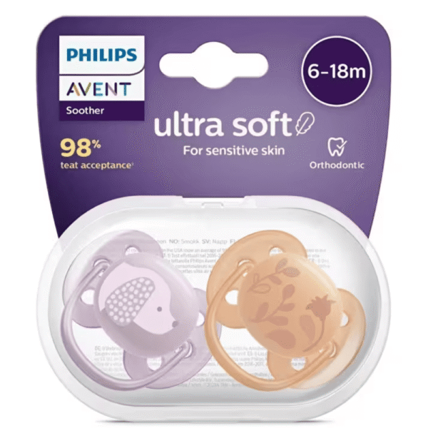 Philips Avent – Sucette Ultra Soft 6-18M Girl