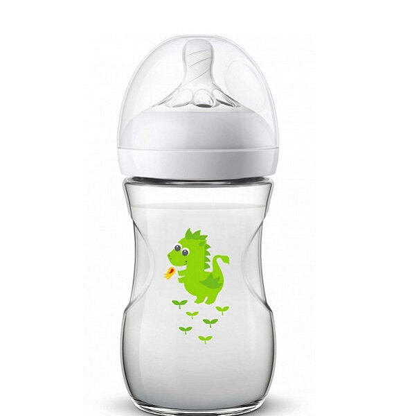 Philips Avent – Scf070/24 Natural Biberon Debit Lent Des 1 Mois Dragon 260Ml