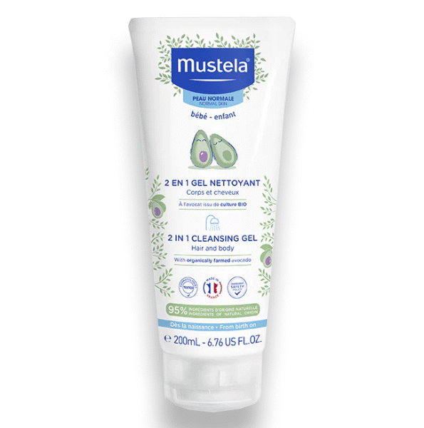 Mustela – Gel Nettoyant 2 En 1 – 200 Ml