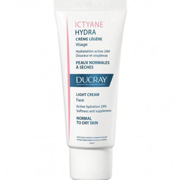 Ducray – Ictyane Hydra Crème Légère Visage – 40 Ml