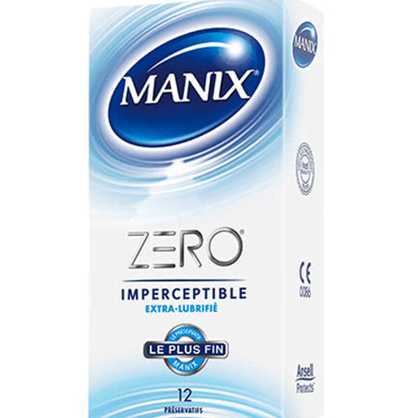 Manix – Zéro Imperceptible Extra-Lubrifié – 12 Piéces