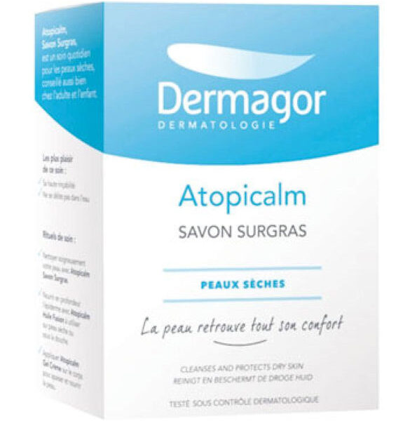 Dermagor – Atopicalm Savon Surgras Peaux Sèches – 150 G