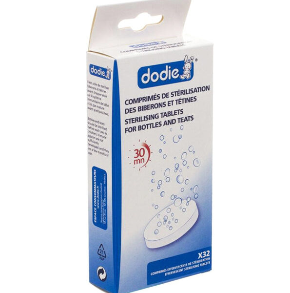 Dodie – Comprimés De Stérilisation Biberons & Tétines (X32) 0287