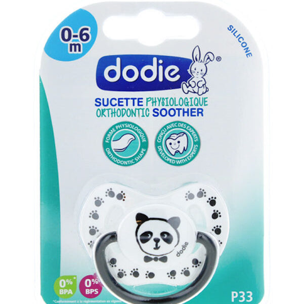 Dodie – Sucette Physiologique Silicone (0-6 M) N°33