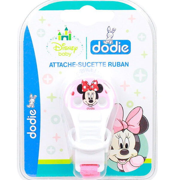 Dodie – Attache-Sucette Ruban Disney Baby Minnie