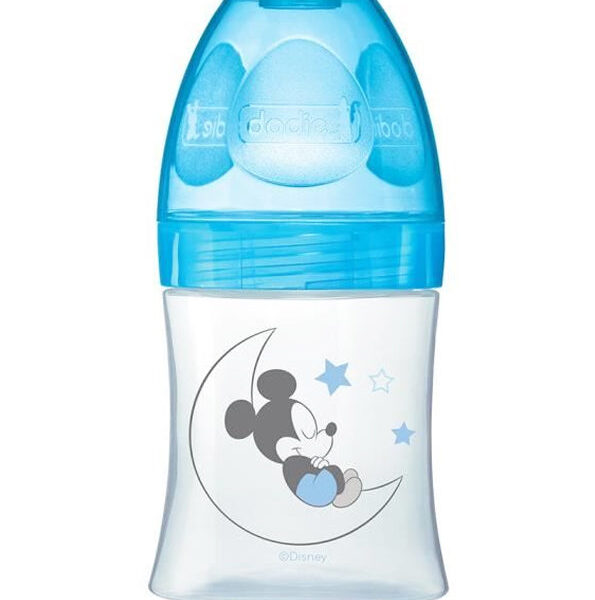 Dodie – Biberon Disney Baby Mickey Sensation+ Anti-Colique Tétine Plate (0-6 M) – 150 Ml