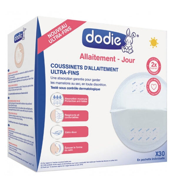 Dodie – Coussinets D’Allaitement Jour (X30)