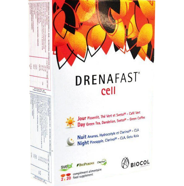 Biocol – Drenafast Cell – 40 Comprimes