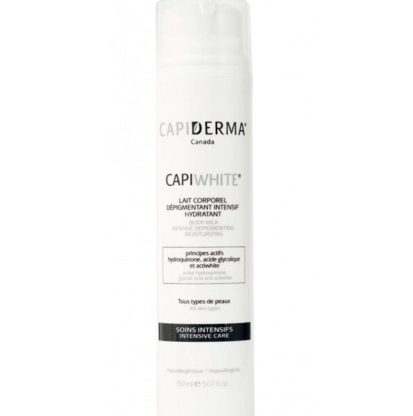 Capiderma – Lait Corporel Dépigmentant Intensif Hydratant – 150 Ml