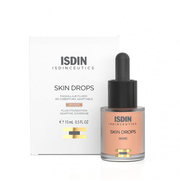 Isdin – Skin Drops Fond De Teint Fluide Bronze 15Ml
