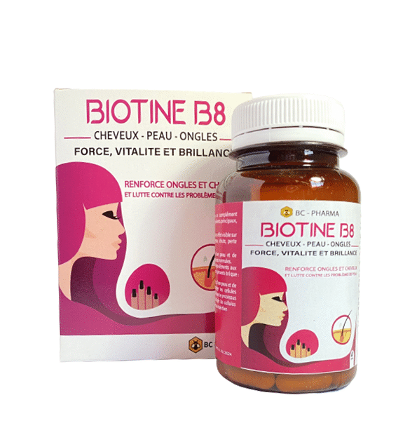 Biotine B8 Cheveux - Peau - Ongles Boite 40 Gélules