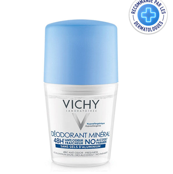 Vichy – Déodorant Minéral Roll-On 48H – 50 Ml