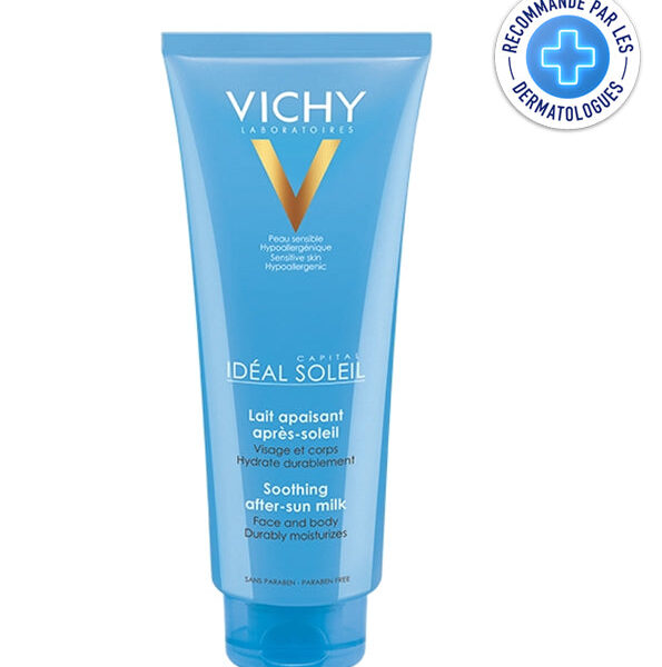 Vichy – Ideal Soleil Soin Lacté Quotidien – Lait Apaisant Après Soleil – 300 Ml