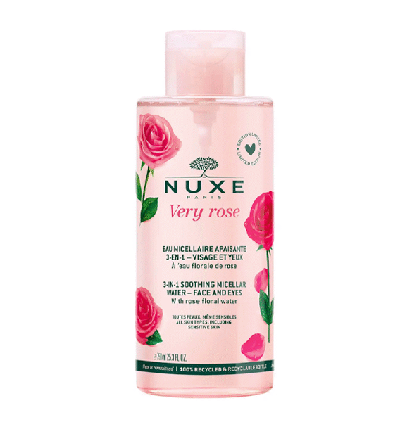 Nuxe – Very Rose Eau Micellaire Apaisante 3-En-1 750 Ml