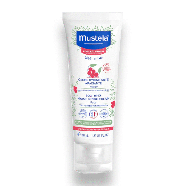 Mustela – Crème Hydratante Apaisante – 40 Ml