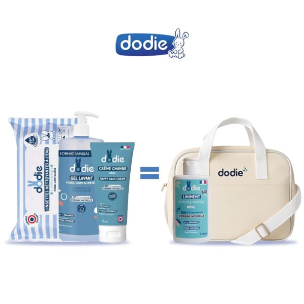 Dodie – Pack Lingettes + Gel Lavant + Crème De Change