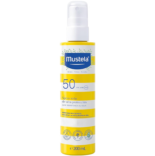 Mustela – Spray Solaire Tres Haute Protection Spf 50+ 200 Ml