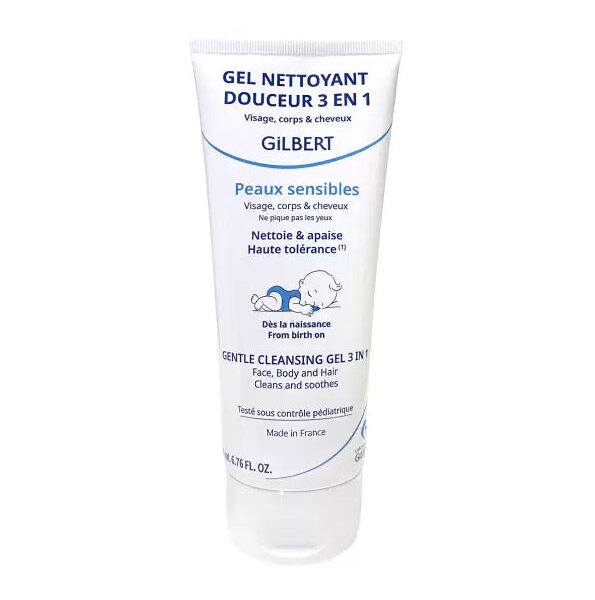 Gilbert – Gel Nettoyant Douceur 3En1 Bebe 200Ml