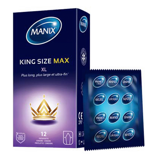 Manix – King Size – 12 Piéces