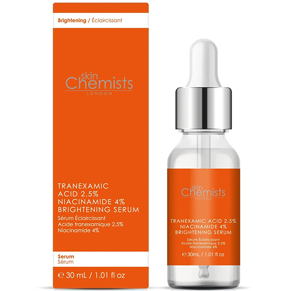 Skin Chemists – Brightening Serum Eclaircissant Tranexamic Acid 2.5% Niacinamide 4% 30Ml