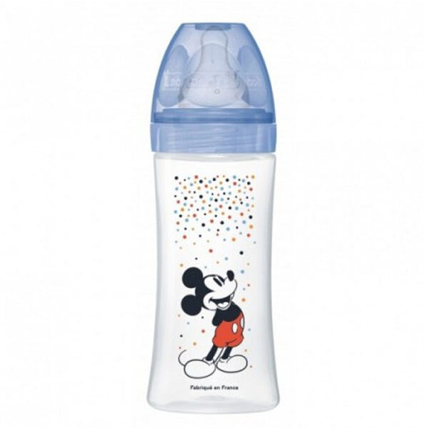 Dodie – Biberon Disney Baby Mickey Initiation+ Anti-Colique Débit 3 (6M +) – 330 Ml