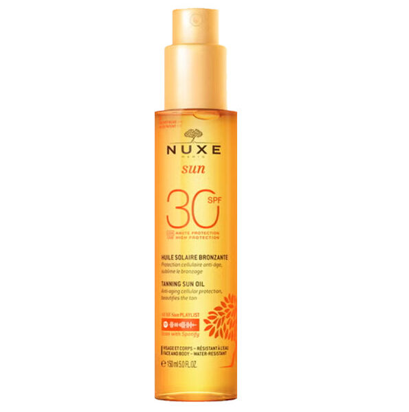 Nuxe – Sun Huile Solaire Bronzante Spf30 150Ml