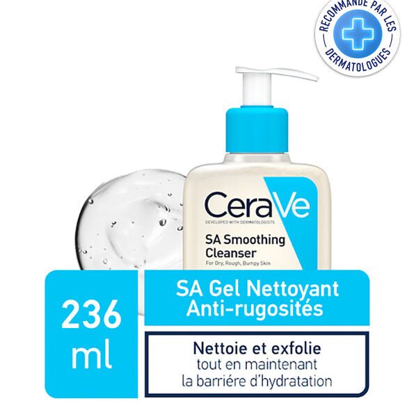 Cerave – Sa Gel Nettoyant Anti-Rugosites 236 Ml
