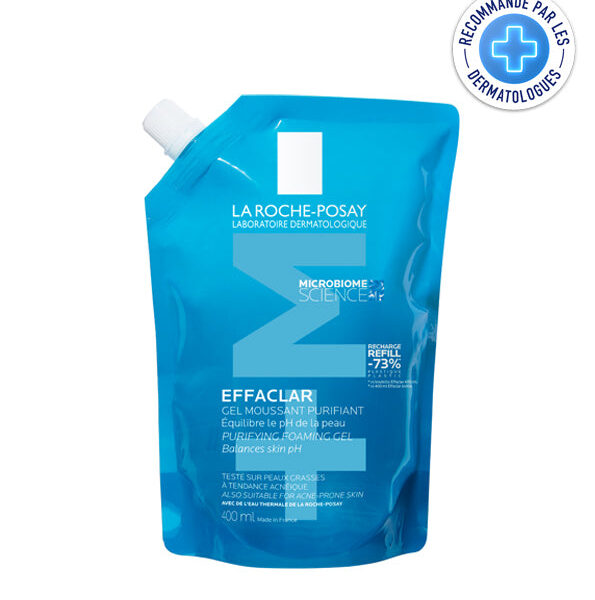 La Roche-Posay – Effaclar Gel Moussant Purifiant - Éco-Recharge 400Ml
