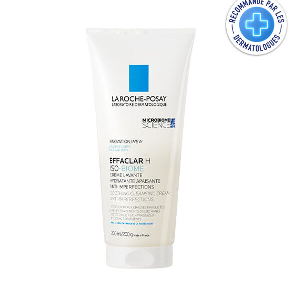La Roche-Posay – Effaclar H Iso Biome Crème Lavante Hydratante Apaisante – 200 Ml
