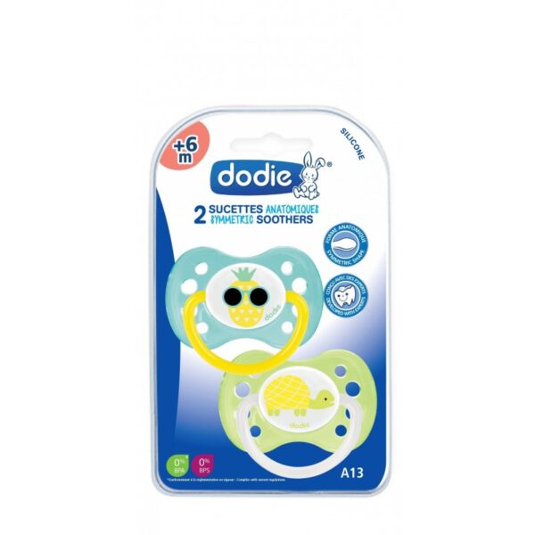 Dodie – Sucette Anatomique +6 Mois Duo A13 Summertime