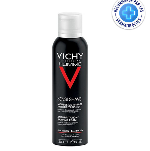 Vichy – Homme Mousse À Raser Anti-Irritations – 200 Ml