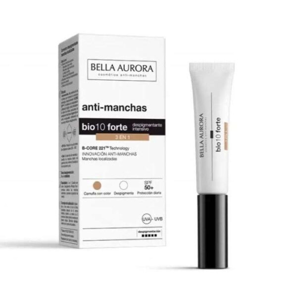 Bella Aurora – Bio 10 Forte Anti Taches 3 En 1 Spf 50+ Teinte 10 Ml