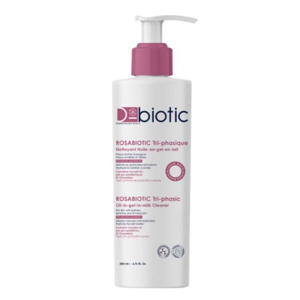 D-Biotic Rosabiotic Tri Phasique Nettoyant 200 Ml