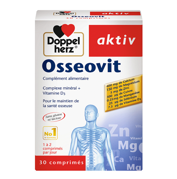 Doppel – Herz Aktiv Osseovit 30 Comprimes