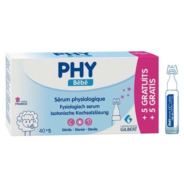 Gilbert – Phy Serum Physiologique 40*5 Ml