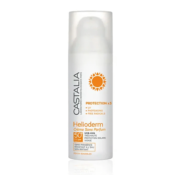 Castalia Helioderm Creme Sans Parfum Spf 50 40Ml