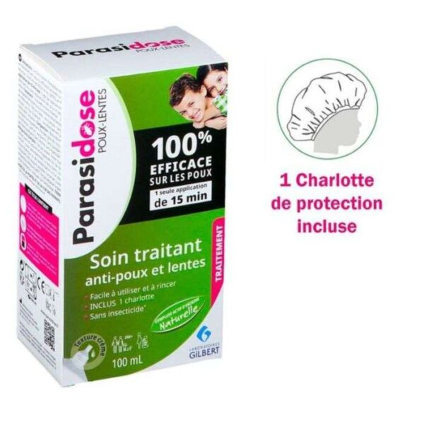 Gilbert – Parasidose Poux Lentes Soin Traitant 100 Ml