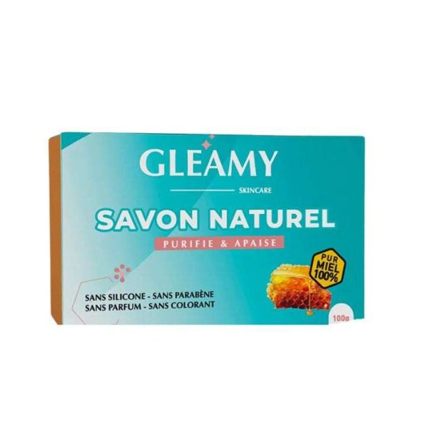 Gleamy – Savon Naturel Amande Et Miel 100G