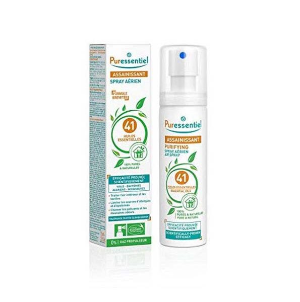 Puressentiel – Assainissant Spray Aerien Aux 41 Huiles Essentielles 75 Ml