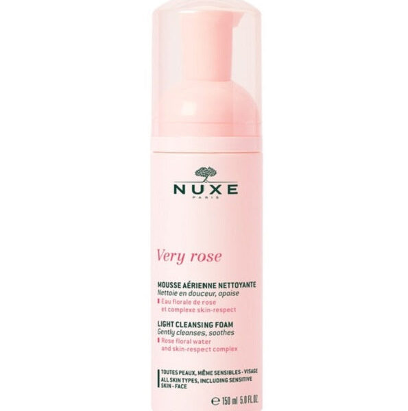 Nuxe – Very Rose Mousse Aérienne Nettoyante 150Ml