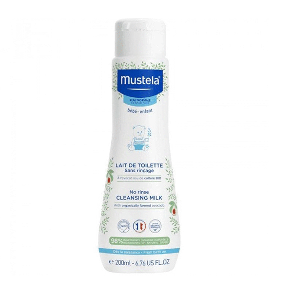 Mustela – Lait De Toilette Bébé – 200 Ml
