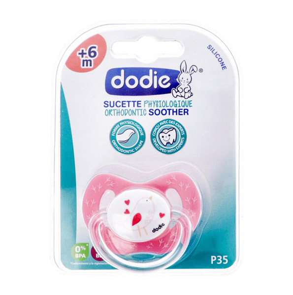 Dodie – Sucette Physiologique P35 6M+ Oiseau