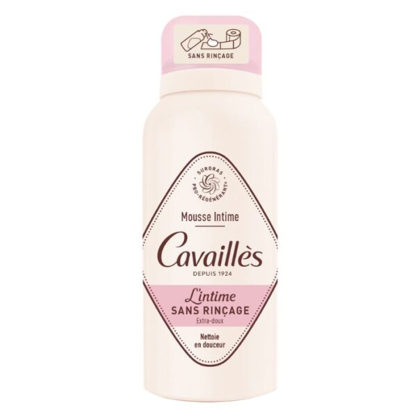 Cavaillès – Mousse Intime Sans Rincage Extra Doux 100 Ml