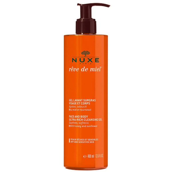 Nuxe – Rêve De Miel Gel Lavant Surgras Visage Et Corps 400 Ml